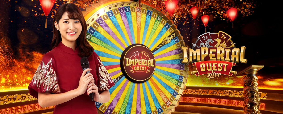 Chinese imperial quest live casino game