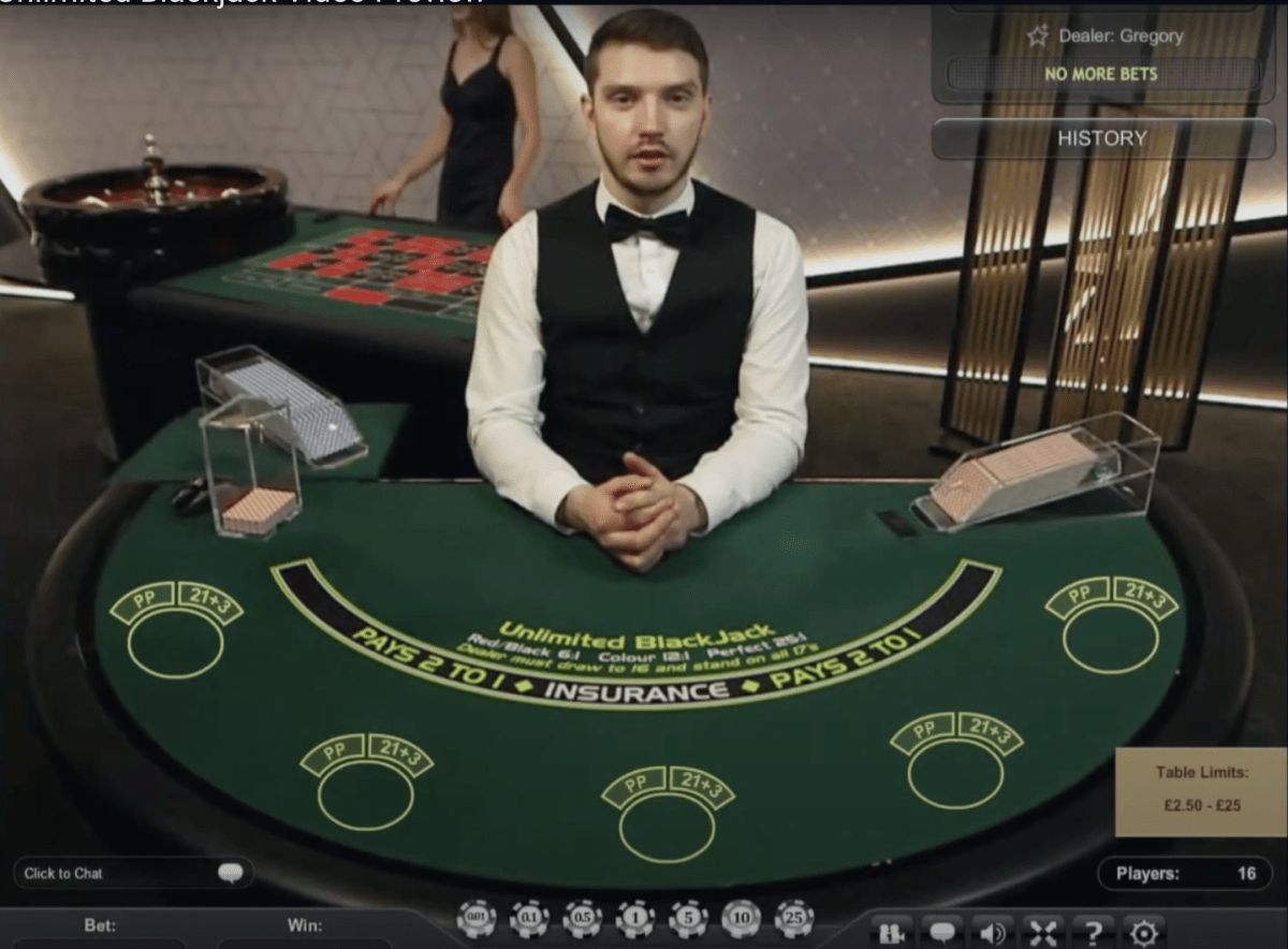 Features of Unlimited Blackjack by Playtech